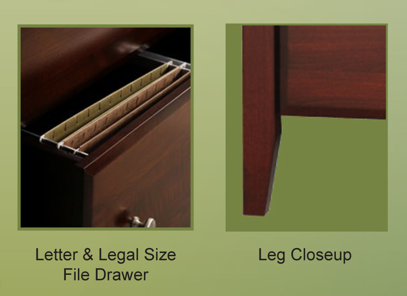 Corner L-Desk Features